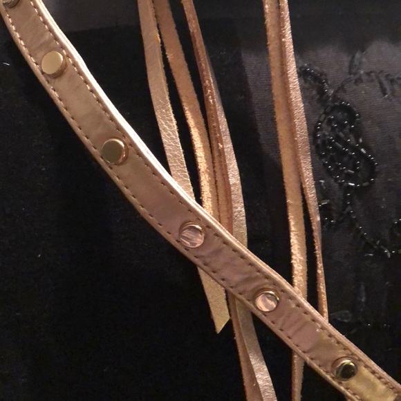 NWOT Rebecca Minkoff purse Metallic cross body wedding fun trendy - Picture 5 of 6